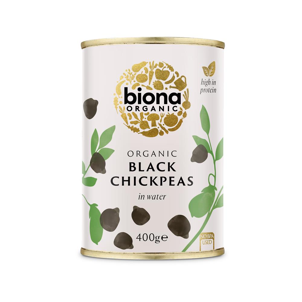 Organic Black Chickpeas 400g - Just Natural