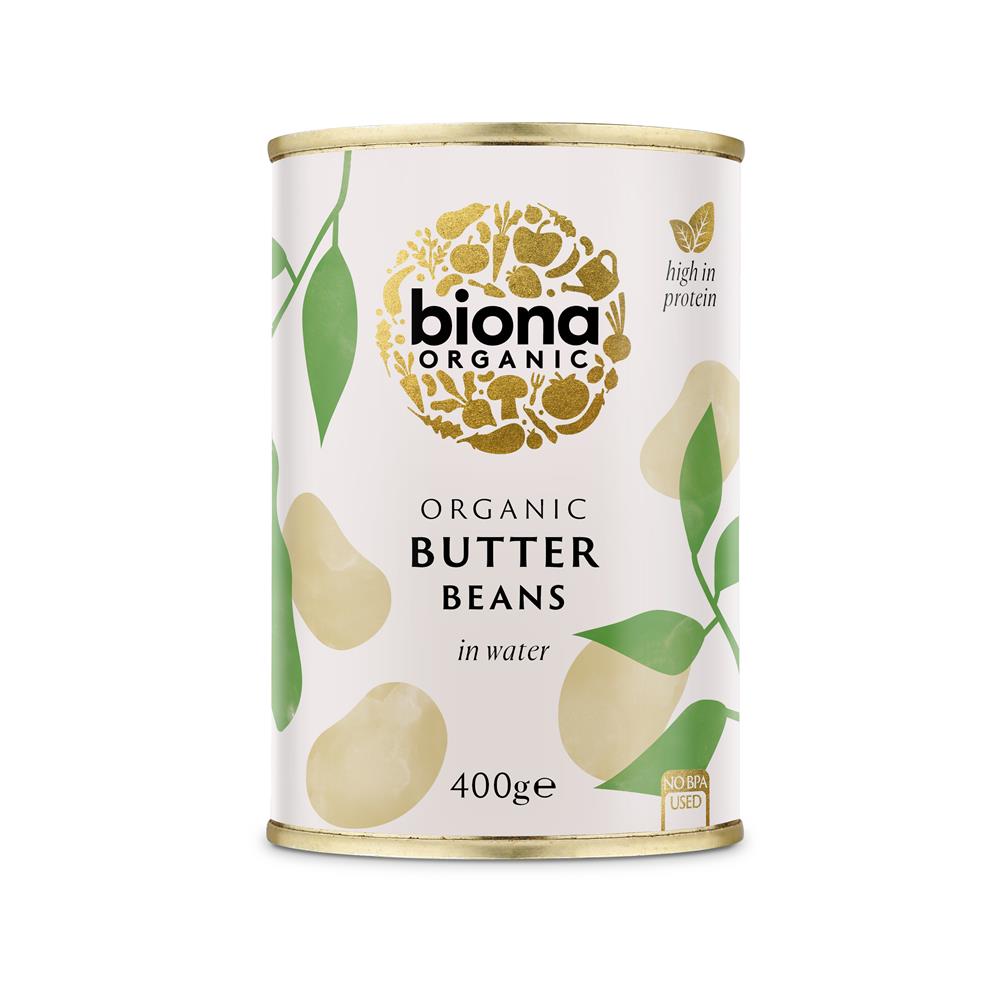 Organic Butter Beans 400g - Just Natural