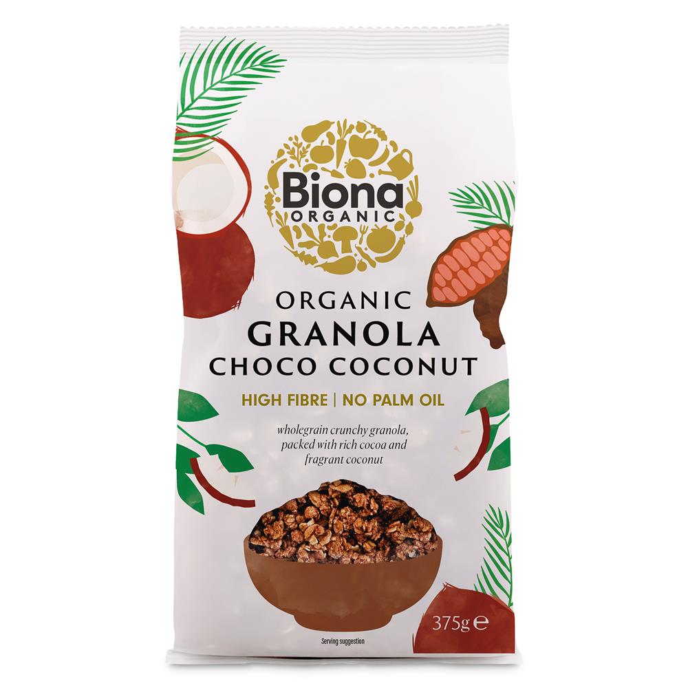 Organic Choco Coconut Crunchy Granola 375g - Just Natural
