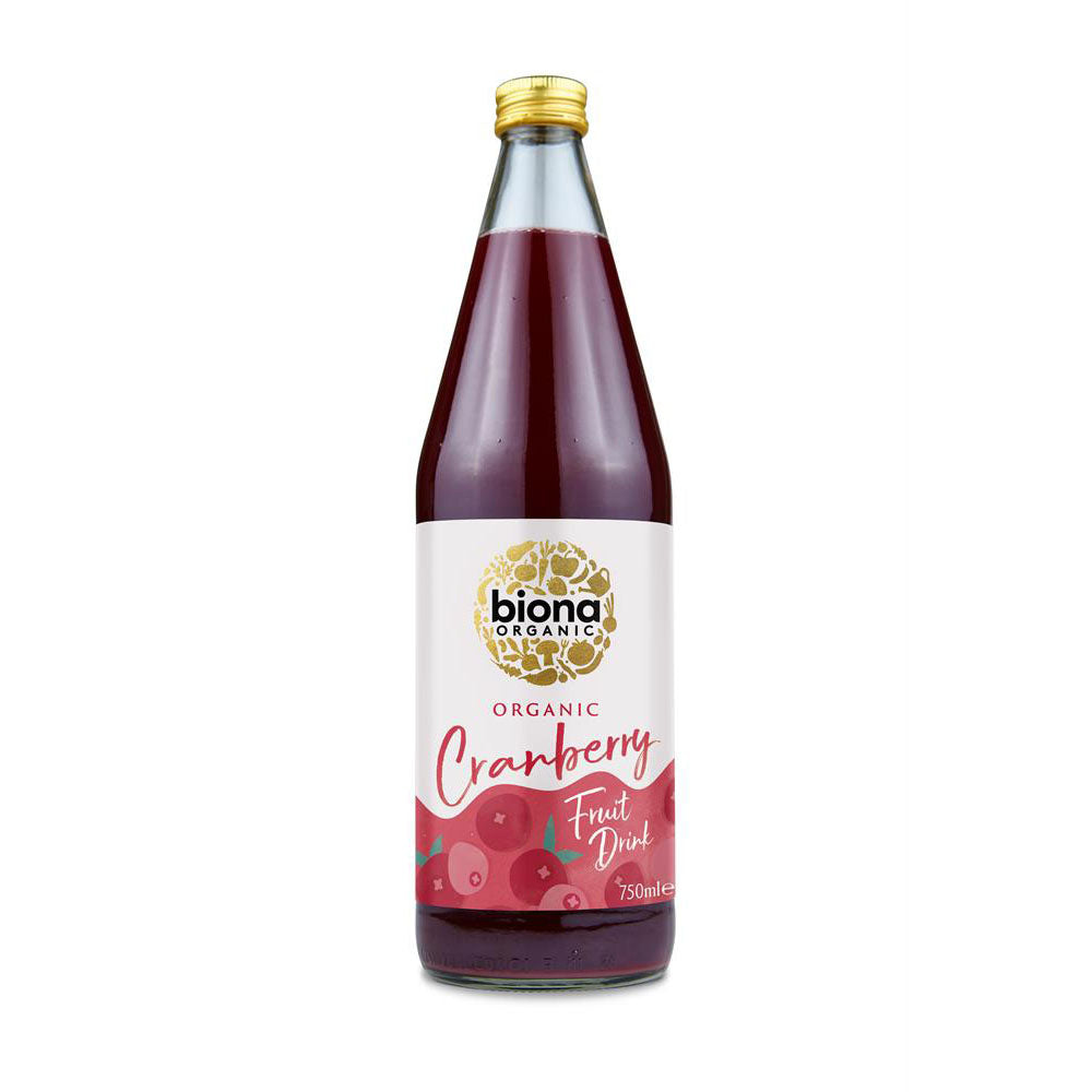Organic Cranberry Fruit Drink 750ml - Just Natural