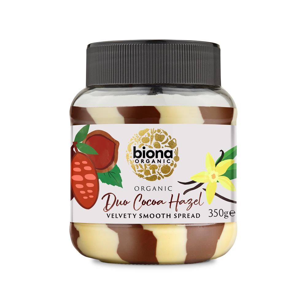 Organic Duo Chocolate Hazelnut Spread 350g - Just Natural