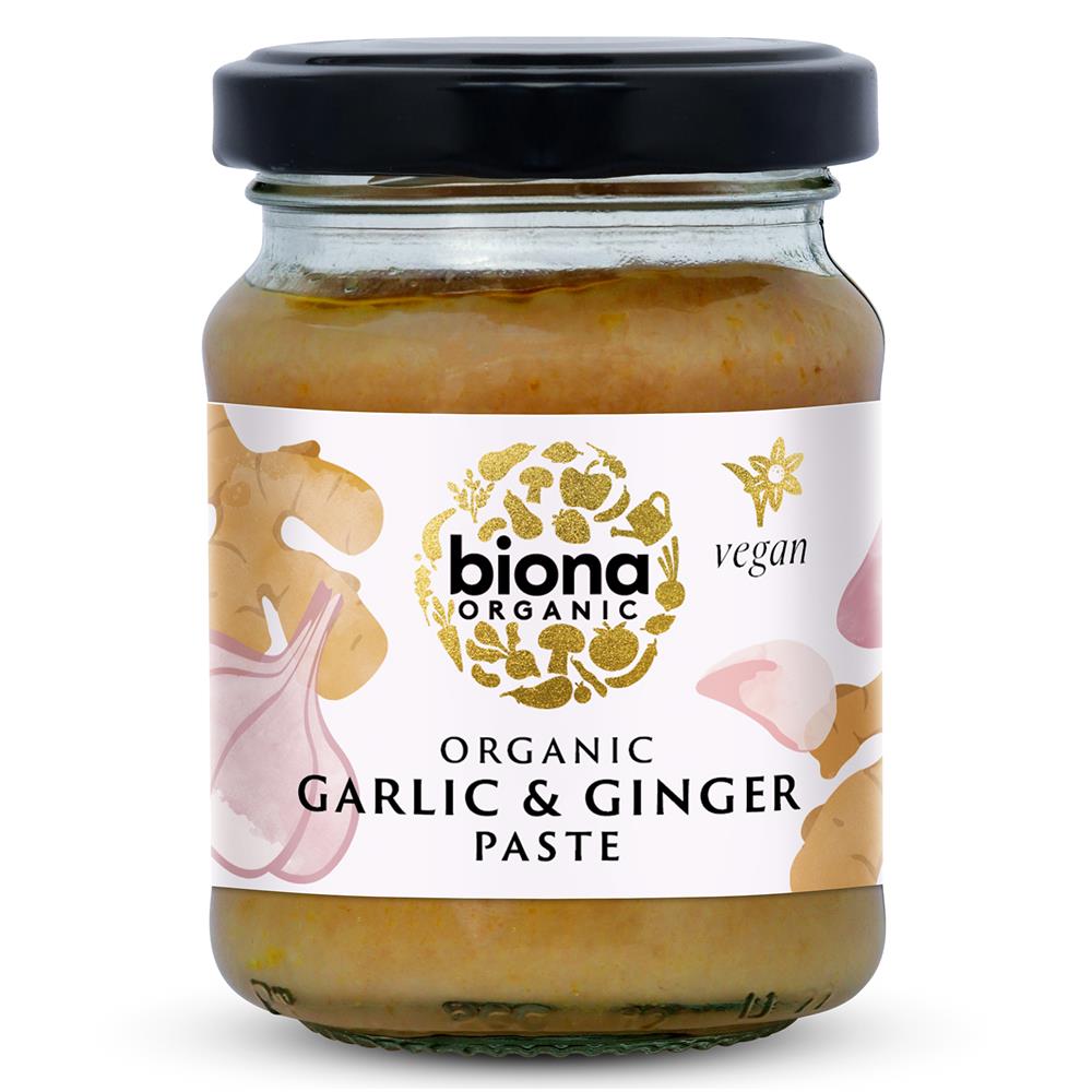 Organic Garlic & Ginger Paste 130g - Just Natural