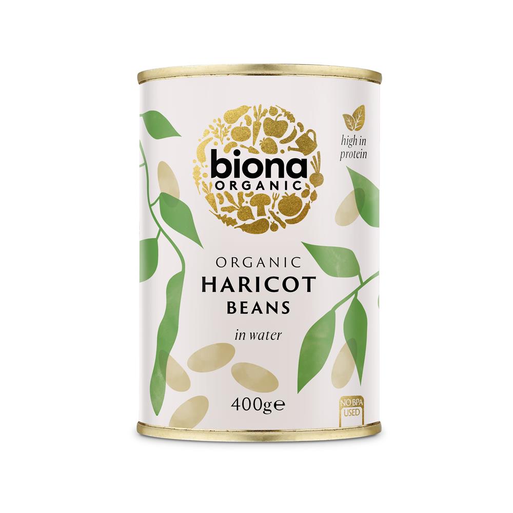 Organic Haricot Beans 400g - Just Natural