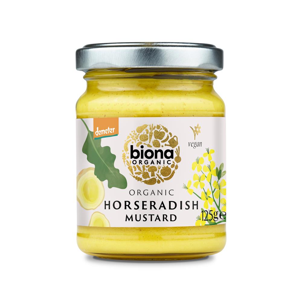 Organic Horseradish Mustard 125g - Just Natural