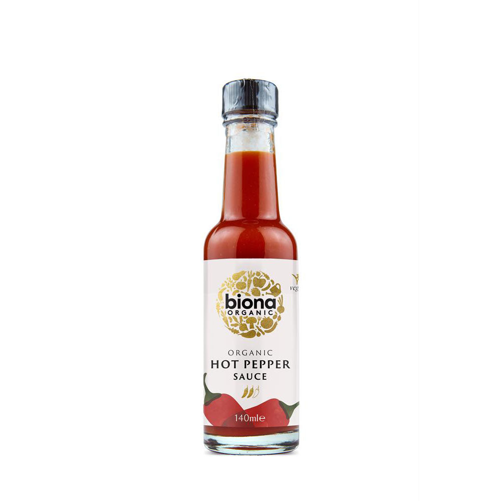 Organic Hot Pepper Sauce 140ml - Just Natural