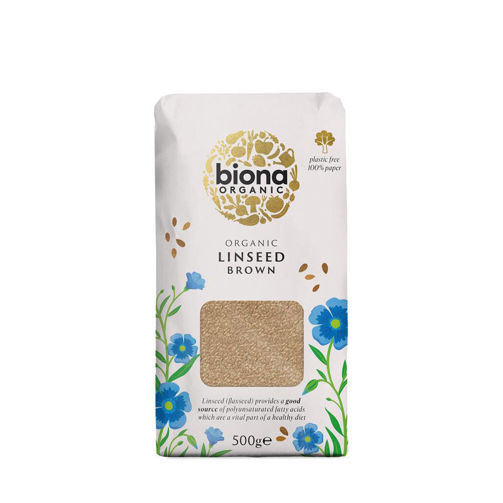 Organic Linseed Brown 500g - Just Natural