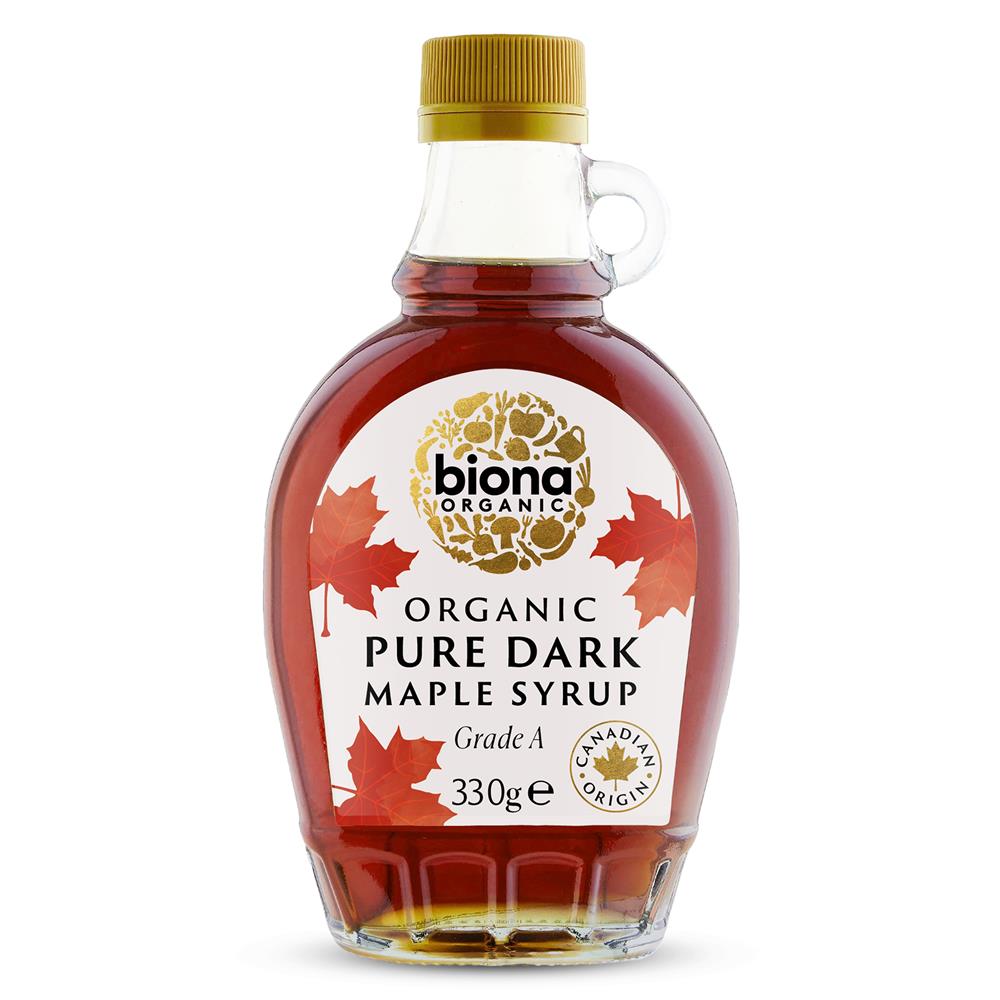 Organic Pure Maple Syrup Dark Grade A 330g - Just Natural