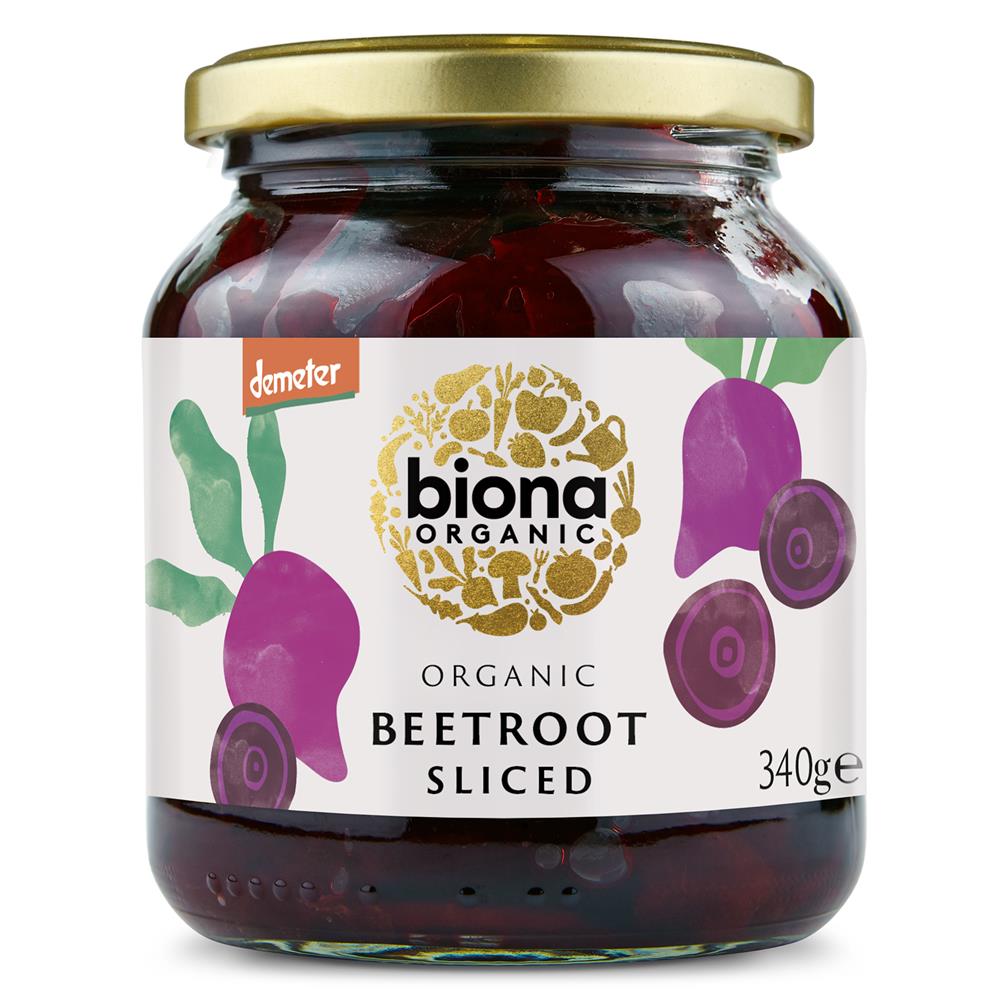 Organic Sliced Beetroot 340g - Just Natural