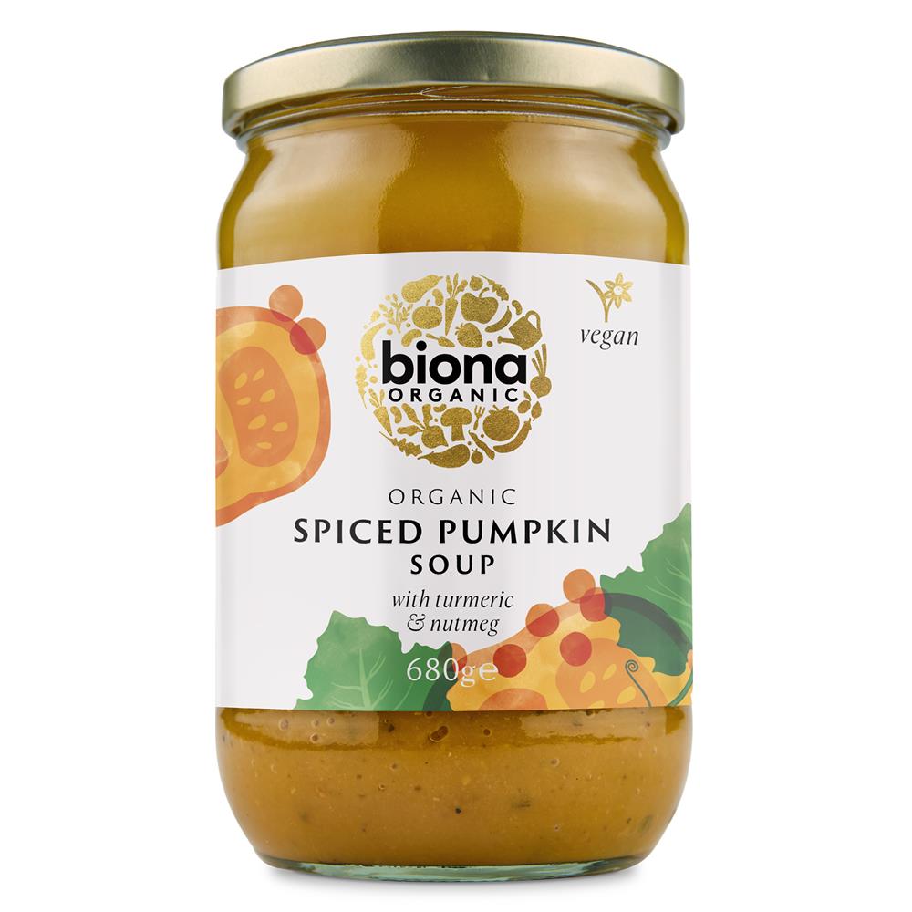 Organic Spiced Pumpkin Soup 680g - Just Natural