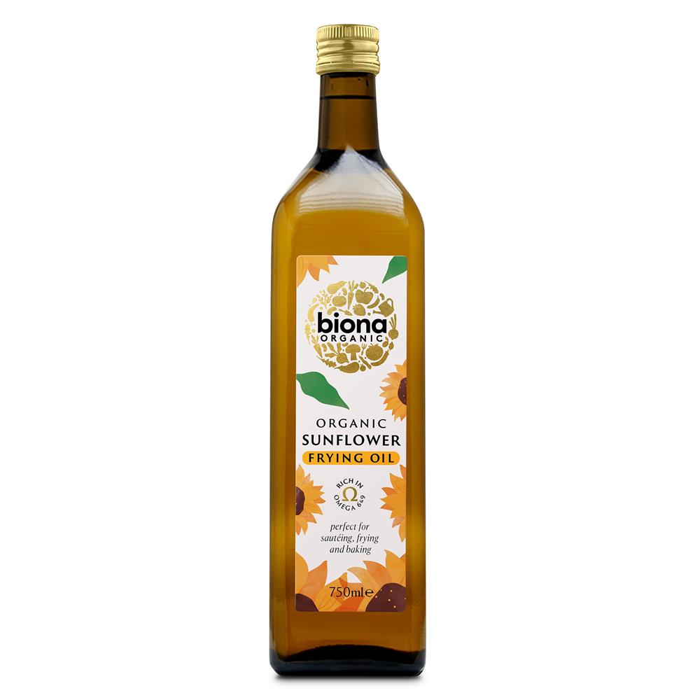 Organic Sunflower Frying Oil 750ml - Just Natural