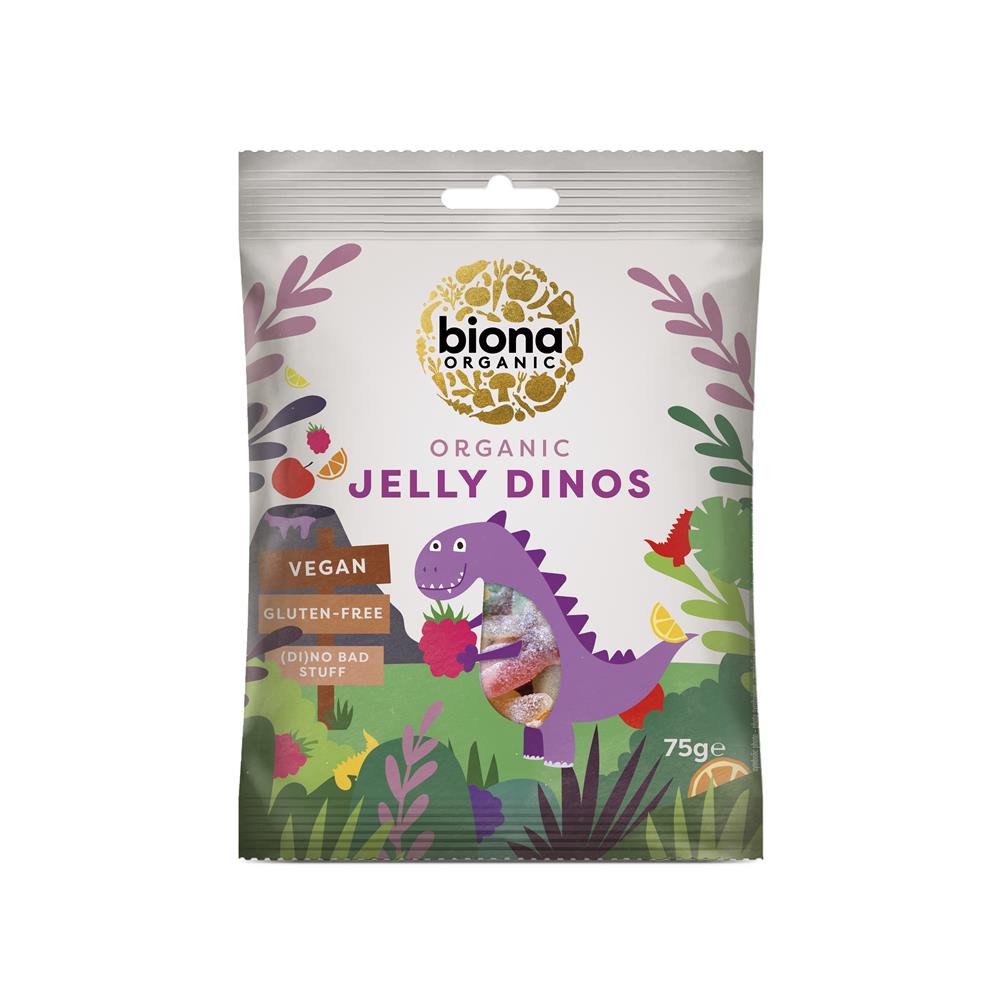 Organic Vegan Jelly Dinos 75g - Just Natural