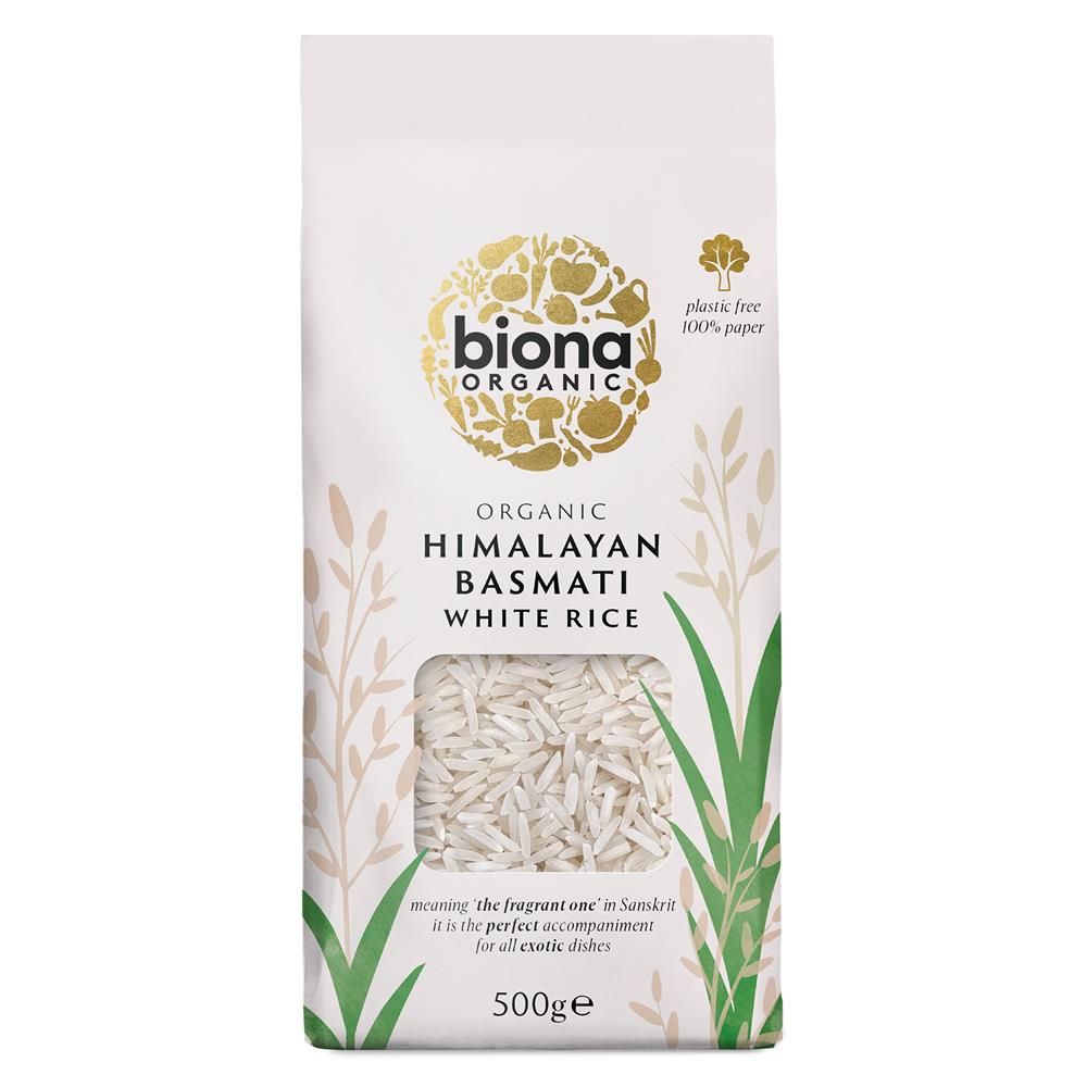 Organic White Basmati Rice 500g - Just Natural