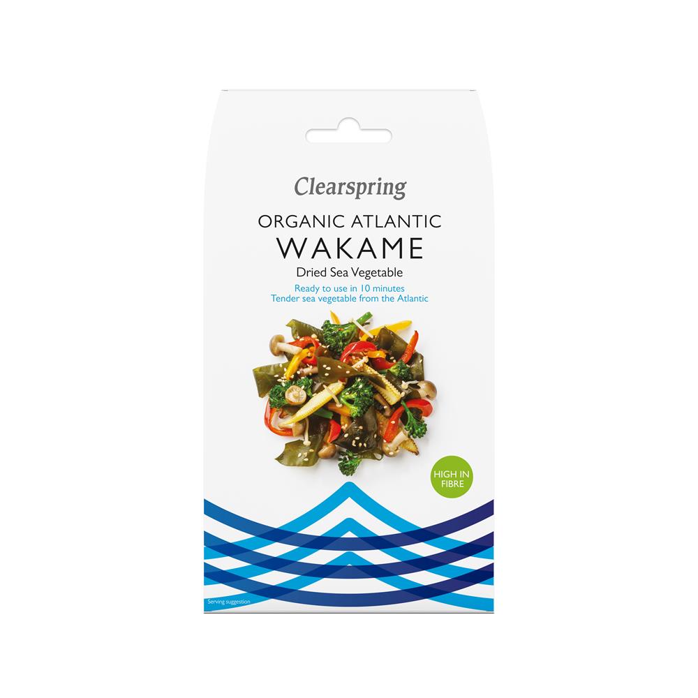 Organic Atlantic Wakame - Dried Sea Vegetable 25g - Just Natural