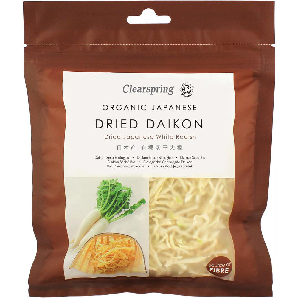 Organic Dried Daikon - Dried Japanese White Radish 30g - Just Natural