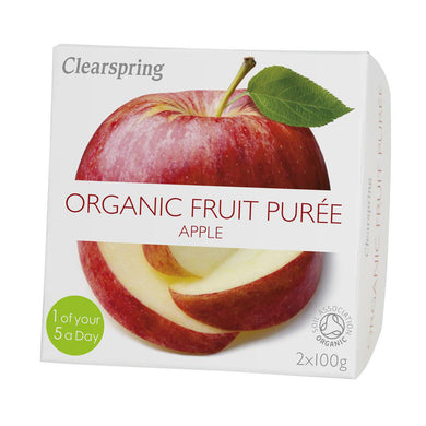 Clearspring Organic Fruit Purée - Apple (2x100g)