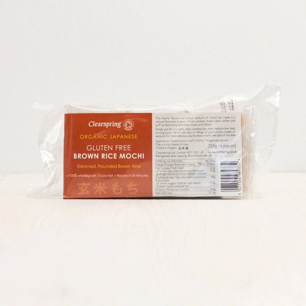 Organic Japanese Brown Rice Mochi 250g - Just Natural