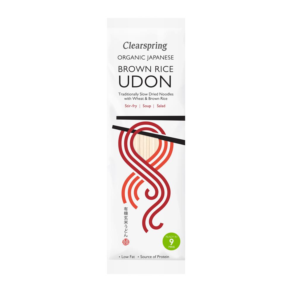 Organic Japanese Brown Rice Udon Noodles 200g - Just Natural