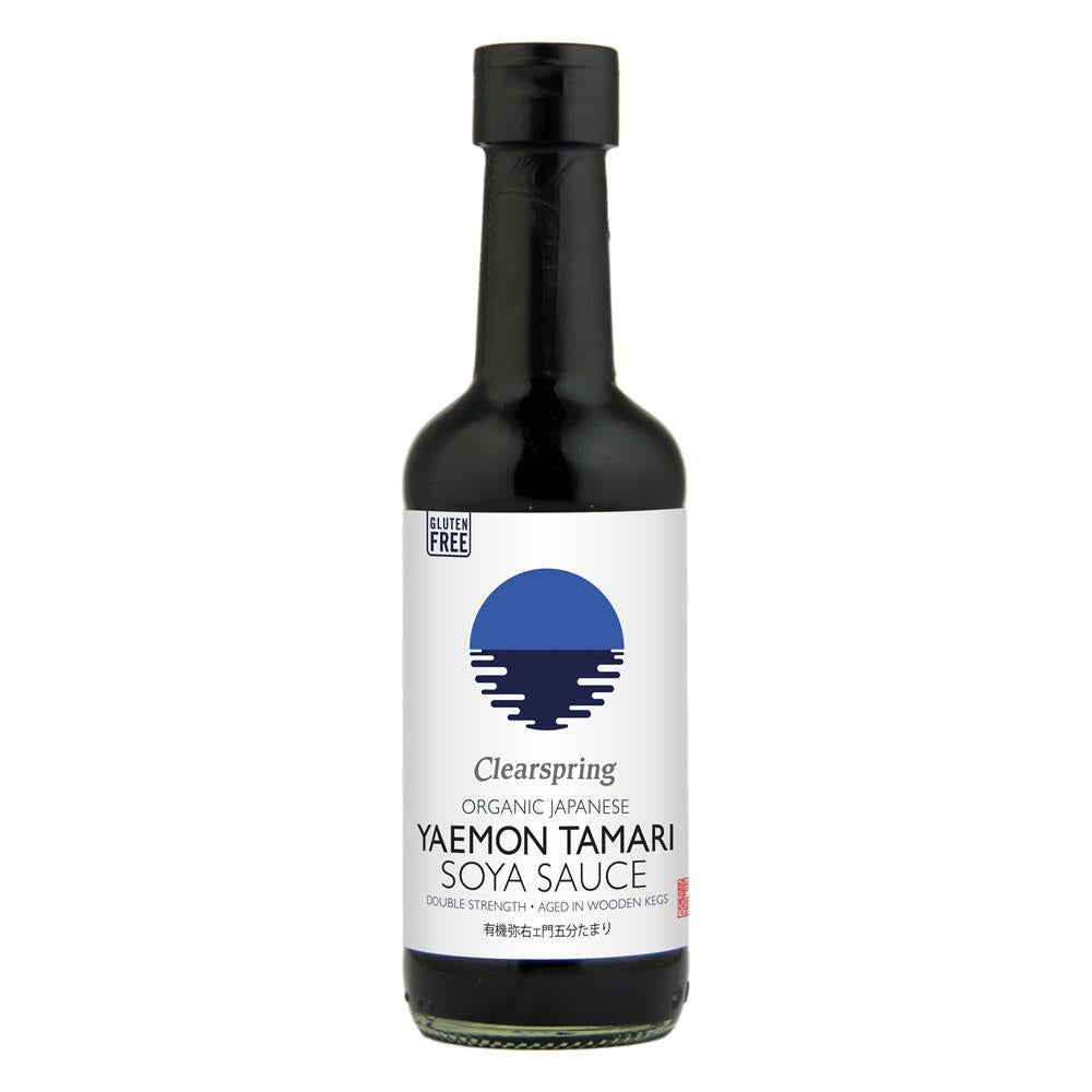 Organic Japanese Yaemon Tamari Soya Sauce - Double Strength 250ml - Just Natural