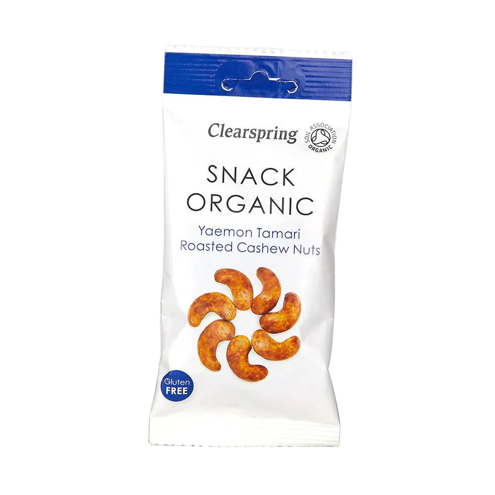 Clearspring Snack Organic - Yaemon Tamari Roasted Cashew Nuts