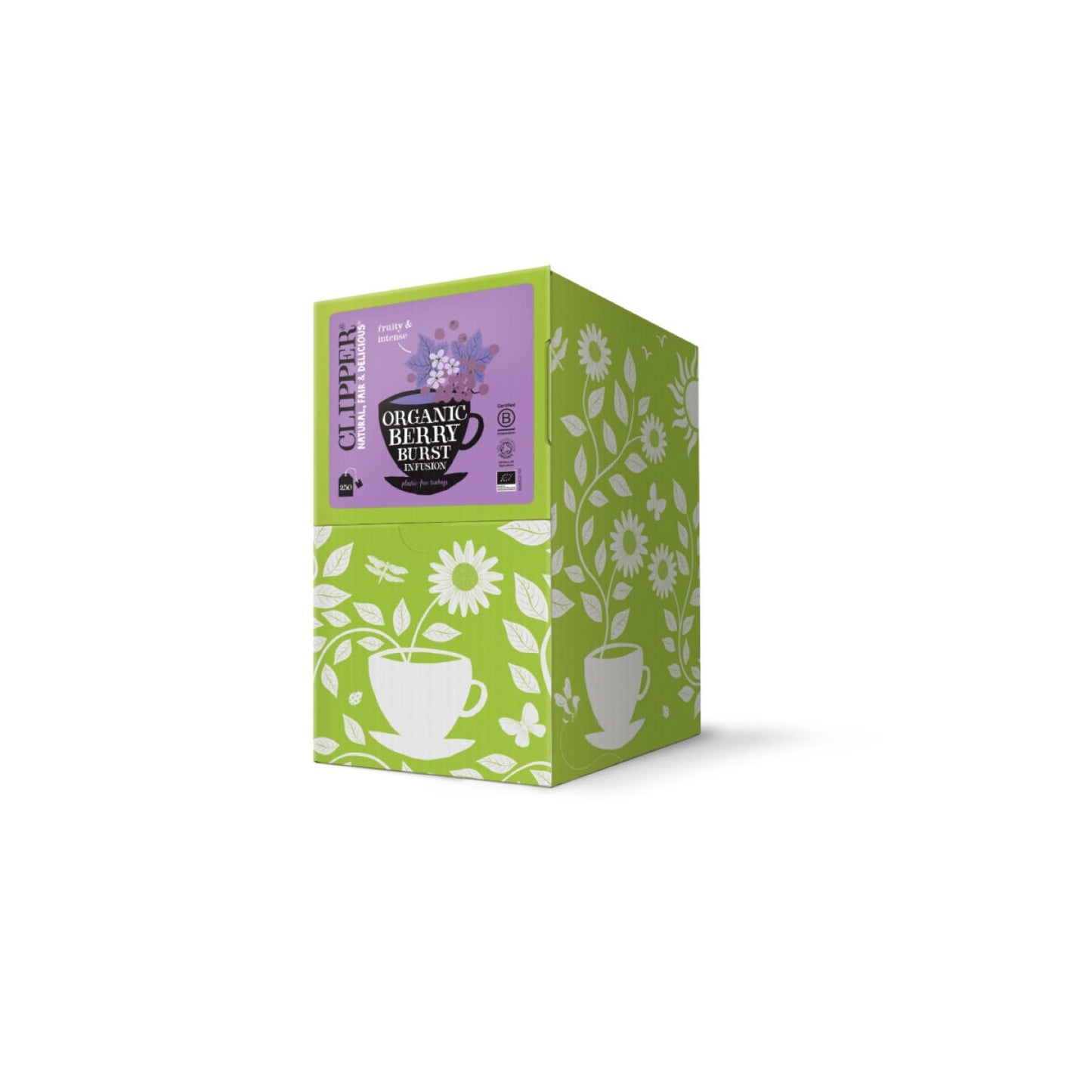 Organic Berry Burst Infusion 250 envelopes - Just Natural