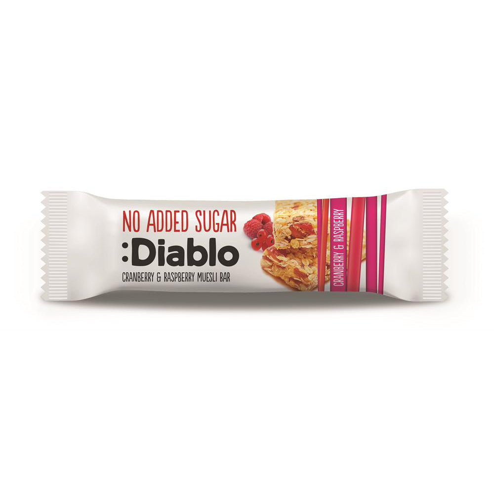 Cran & Rasp Muesli Bar 30g - Just Natural