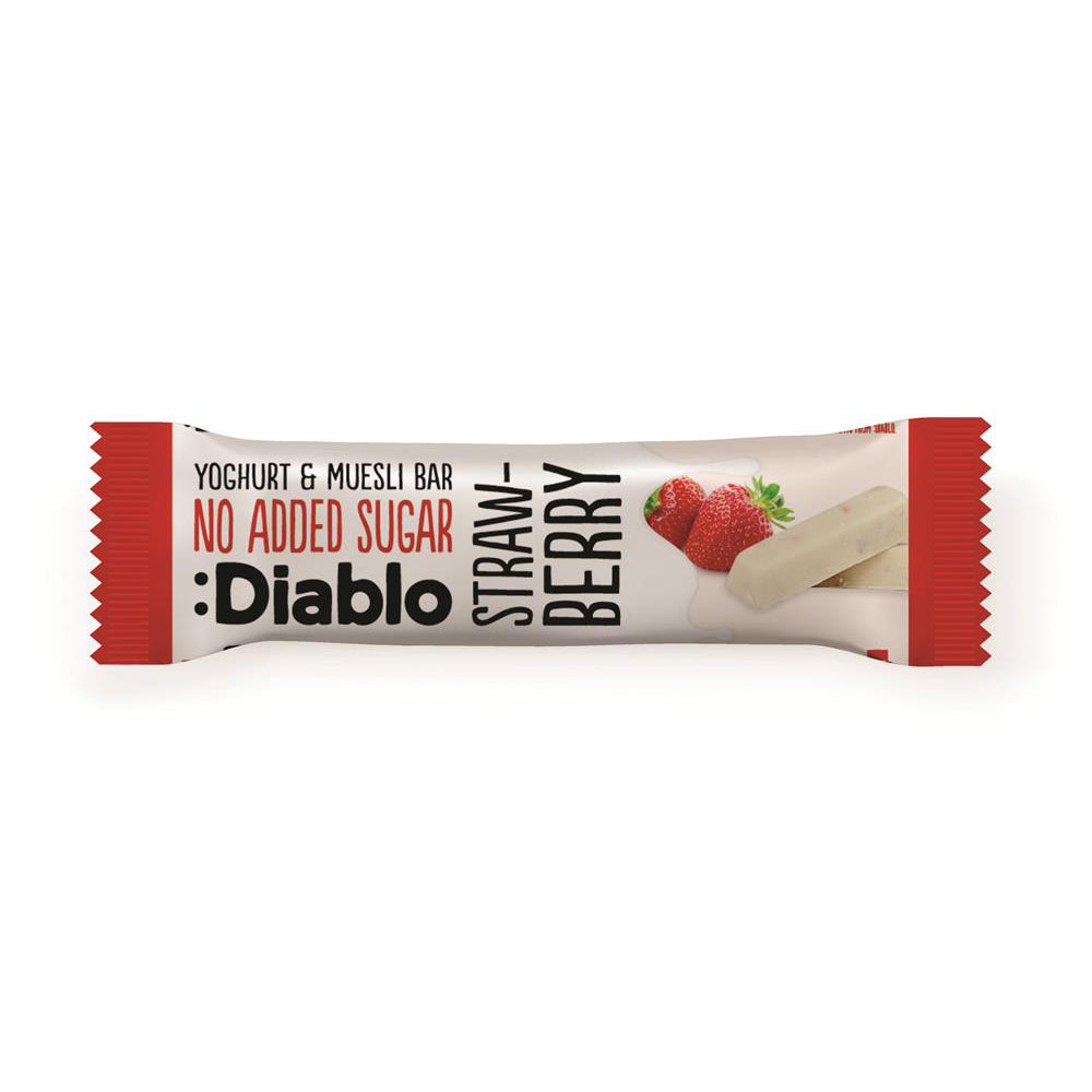 Yoghurt coated Strawberry Muesli Bar 30g - Just Natural
