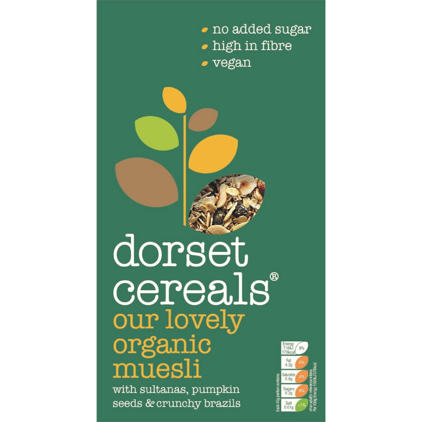 Organic Muesli 700g - Just Natural