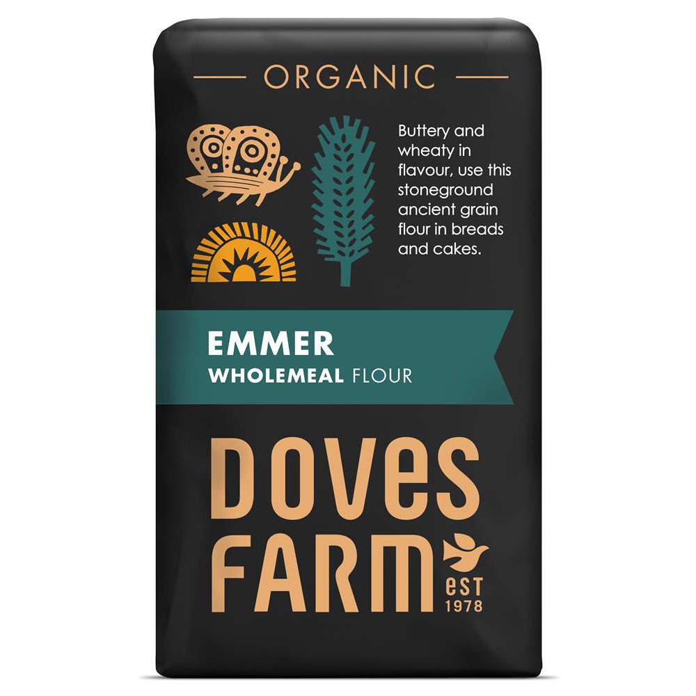 Emmer Flour Wholemeal Stoneground Organic - Just Natural