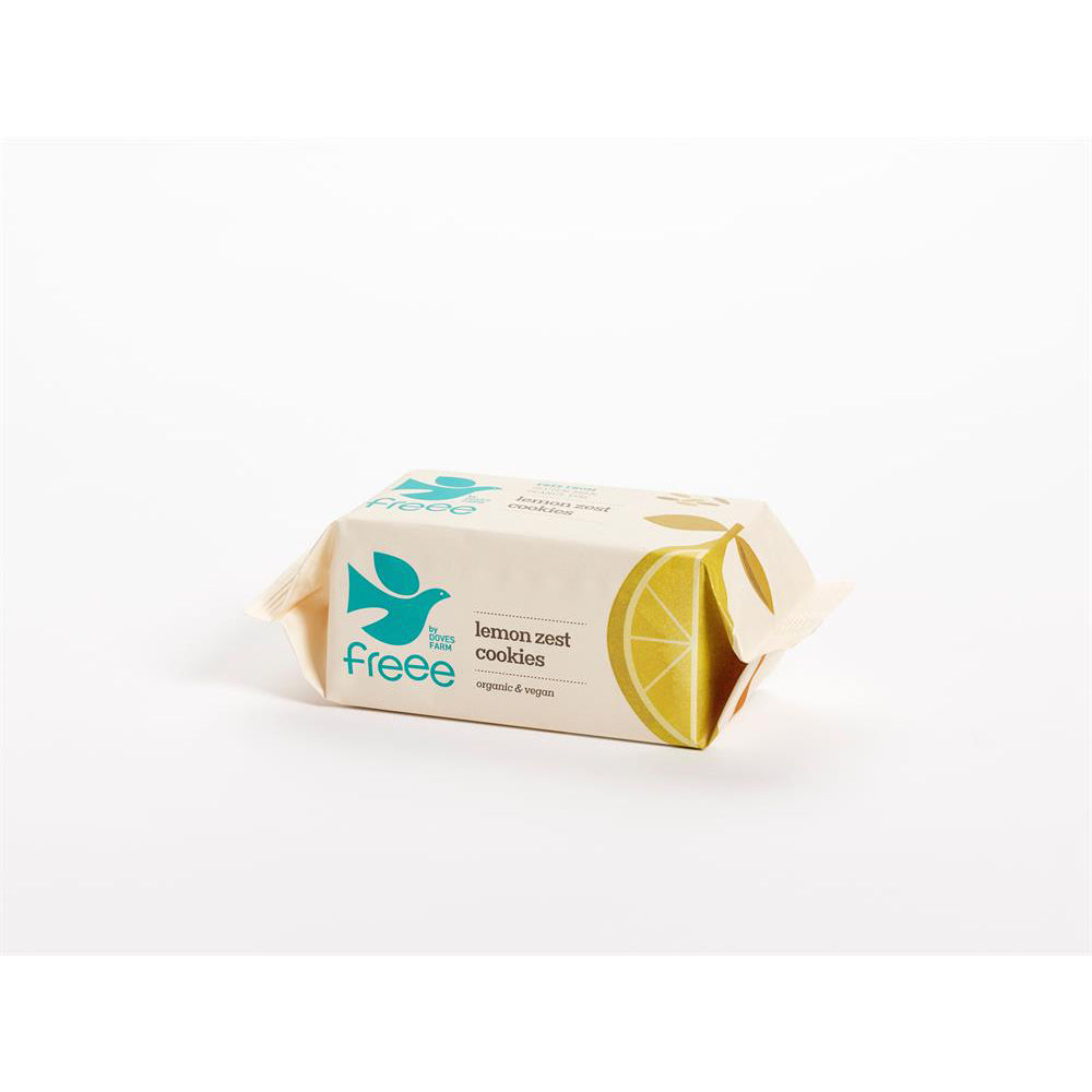 Gluten Free Organic Lemon Zest Cookies 150g - Just Natural