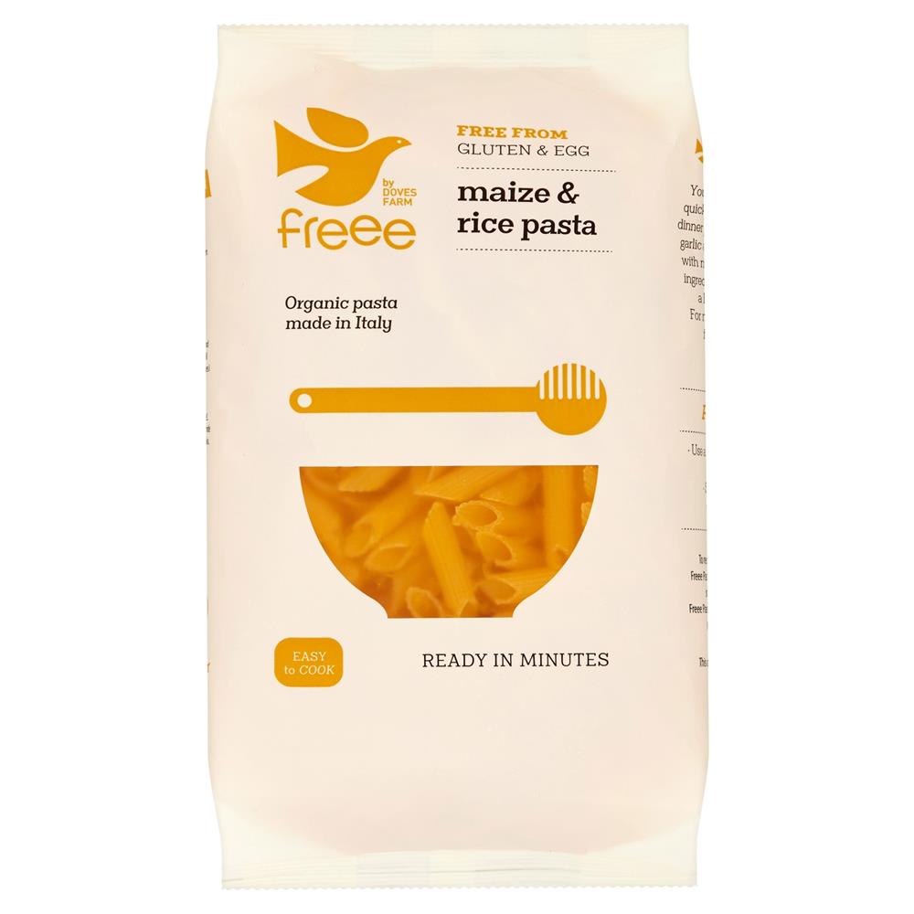 Gluten Free Organic Maize & Rice Penne 500g Just Natural