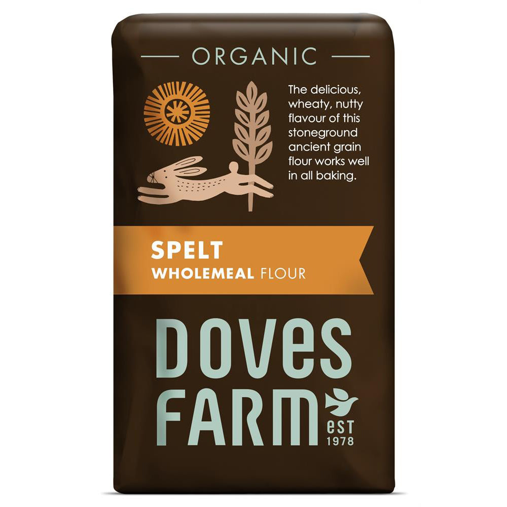 Organic Spelt Wholemeal Flour 1kg - Just Natural