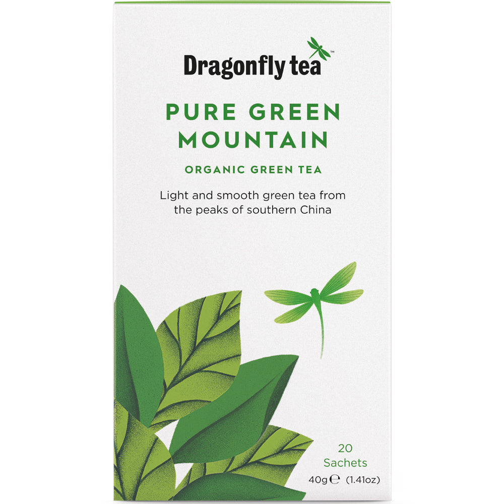 Organic Pure Green Mountain Green Tea 20 bag - Just Natural