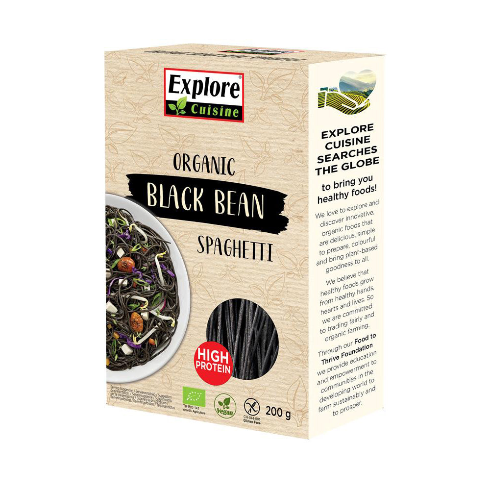 Organic Black Bean Spaghetti 200g - Just Natural
