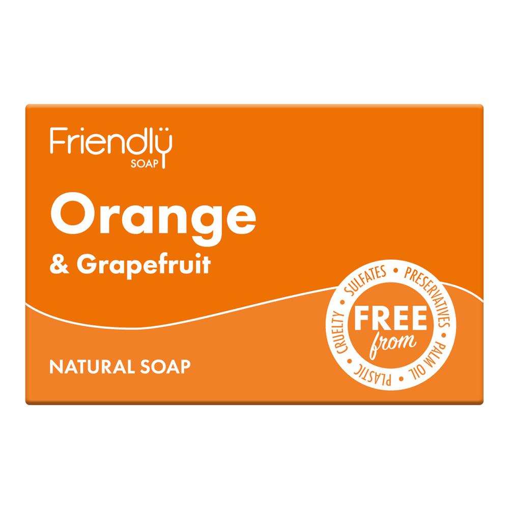 Orange & Grapefruit Soap 95g Just Natural