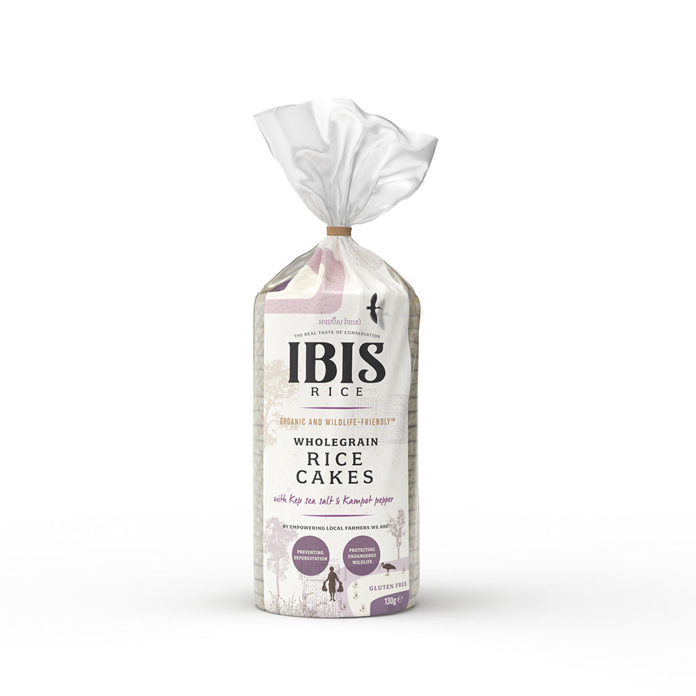 Organic Rice Cakes Salt & Pepper 130g - Just Natural