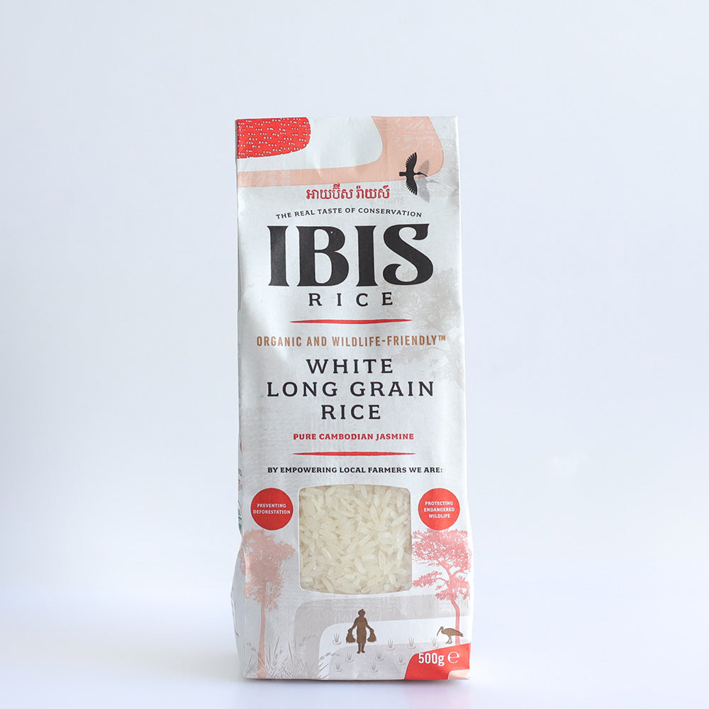 Organic White Long Grain Rice Jasmine 500g - Just Natural