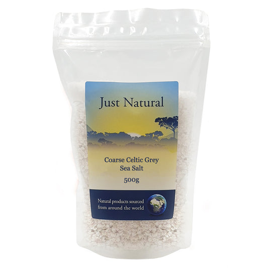 Just Natural Coarse Celtic Grey Sea Salt Unrefined