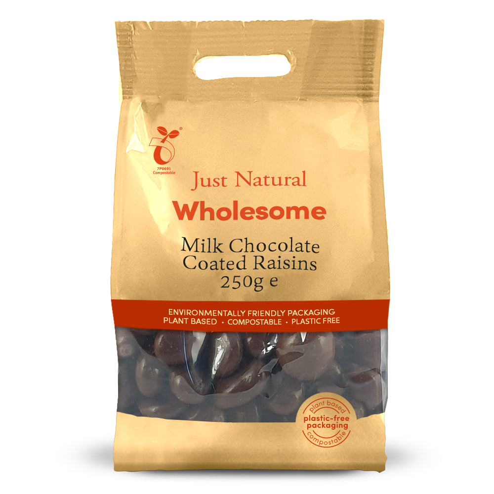 Milk Chocolate Coated Raisins - Just Natural