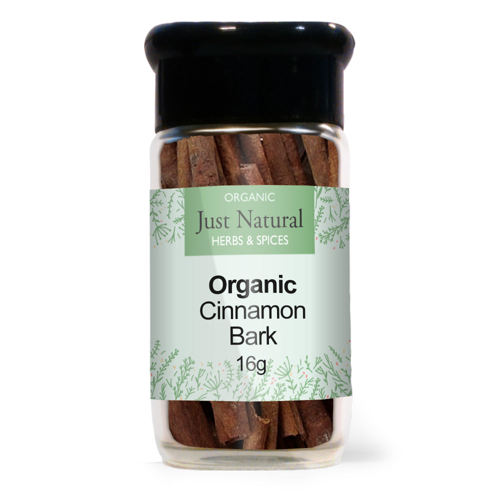 Cinnamon Bark (Glass Jar) 16g - Just Natural