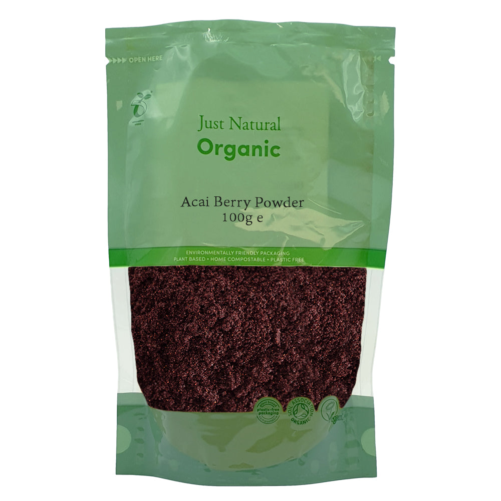 Organic Acai Berry Powder 100g - Just Natural