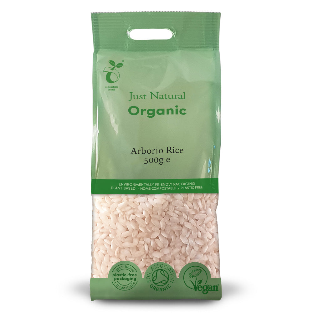 Organic Arborio Rice 500g - Just Natural