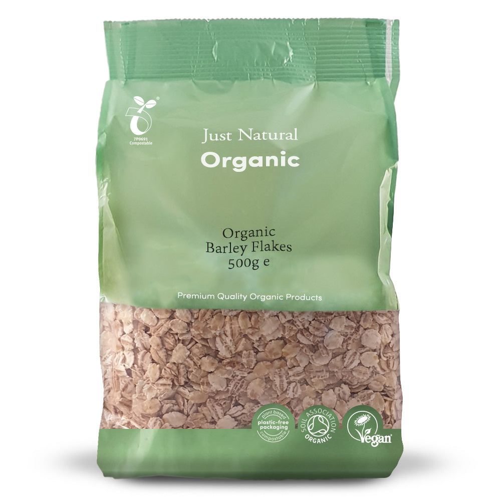 Organic Barley Flakes 500g - Just Natural