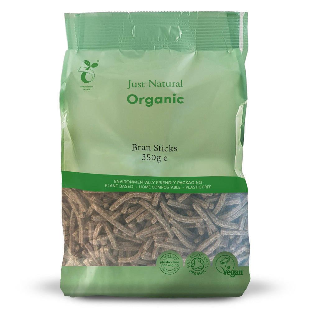 Organic Bran Sticks 350g - Just Natural