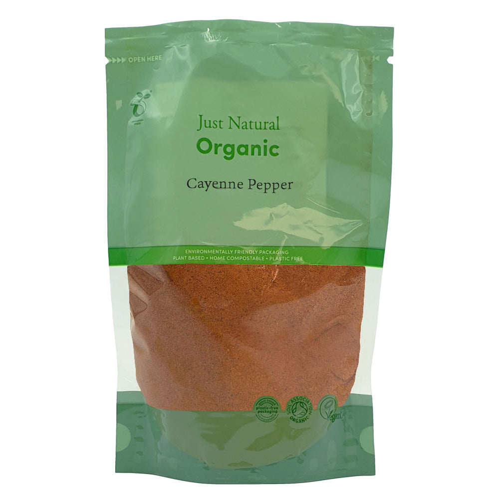 Organic Cayenne Pepper 350g - Just Natural