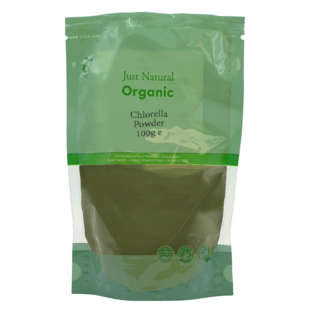 Organic Chlorella Powder 100g - Just Natural