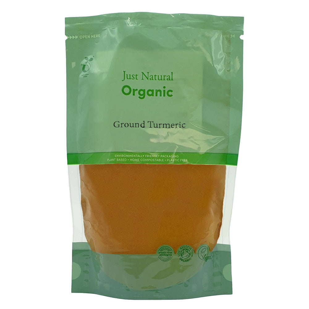 Organic Ground Turmeric 350g - Just Natural