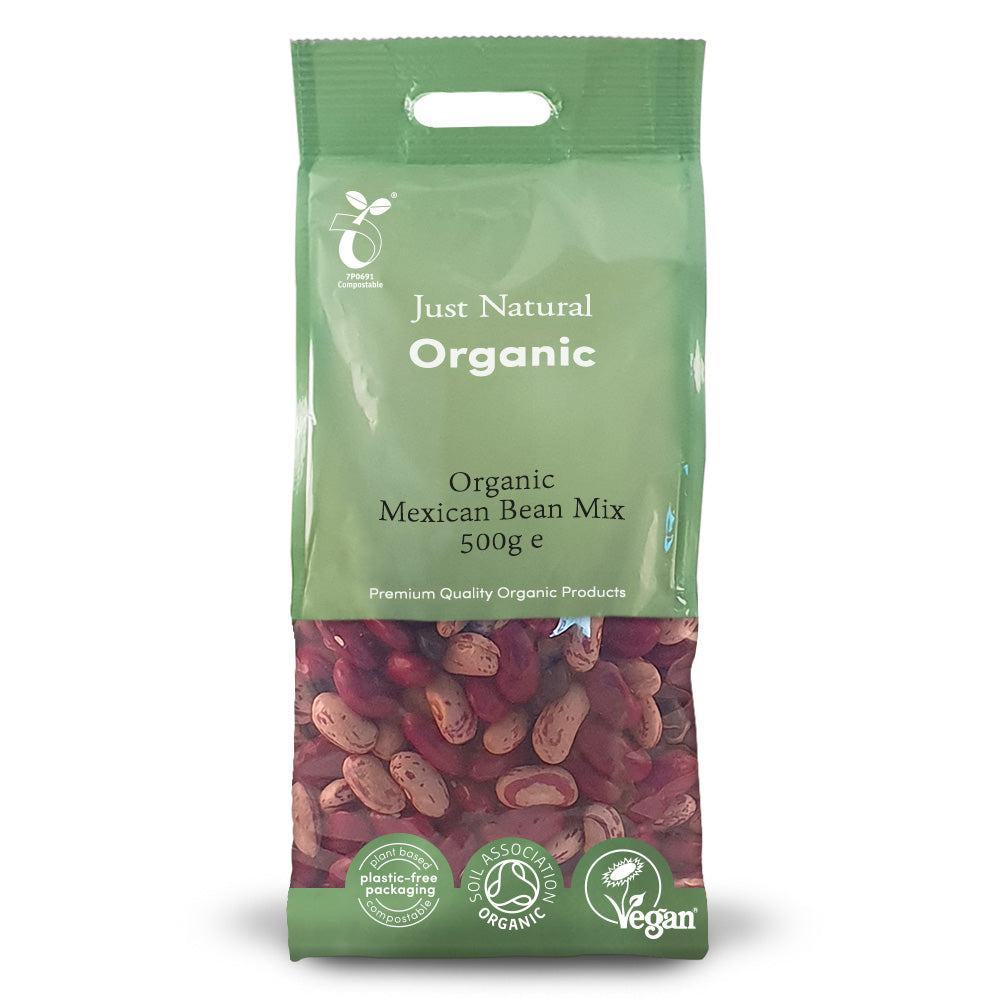 Organic Mexican Bean Mix 500g - Just Natural