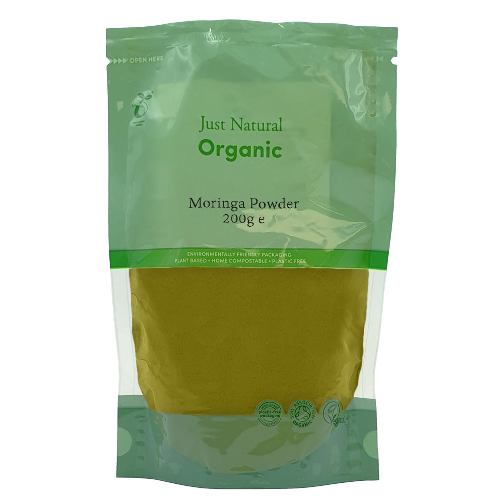 Organic Moringa Powder 200g - Just Natural