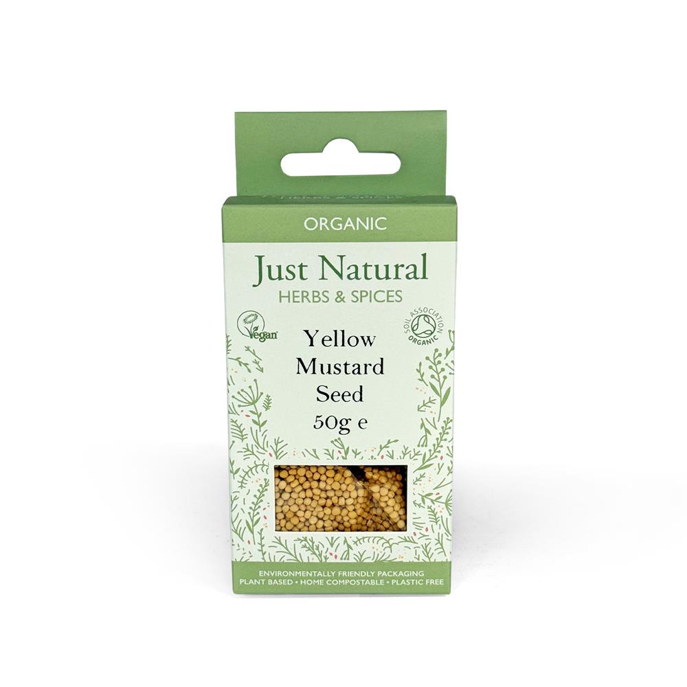 Organic Mustard Seed Yellow 50g - Just Natural