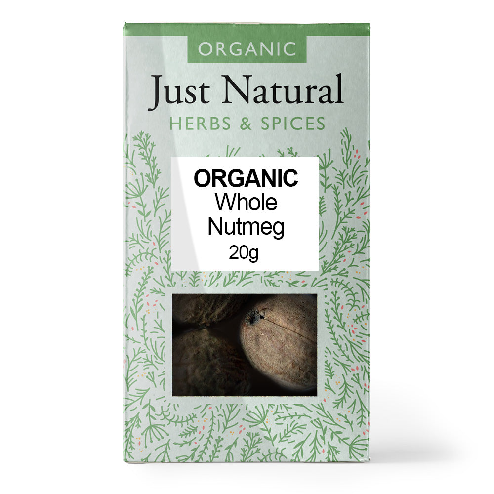 Organic Nutmeg Whole 20g - Just Natural